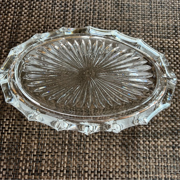 Vintage Fostoria Coin Pattern Oval Bowl - Picture 7 of 7